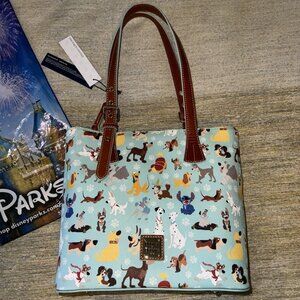 Dooney & Bourke Disney Dogs Tote Bag - Blue/Teal - New With Tags